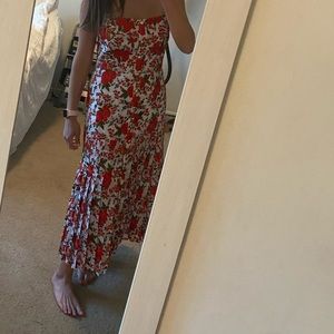 Alexis rose emb floral dress
